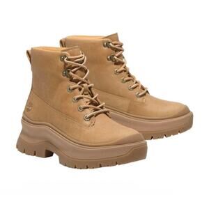 Timberland Roxie Lane Women's Mid Lace Boot - Wheat Full Grain - Size: 9.5